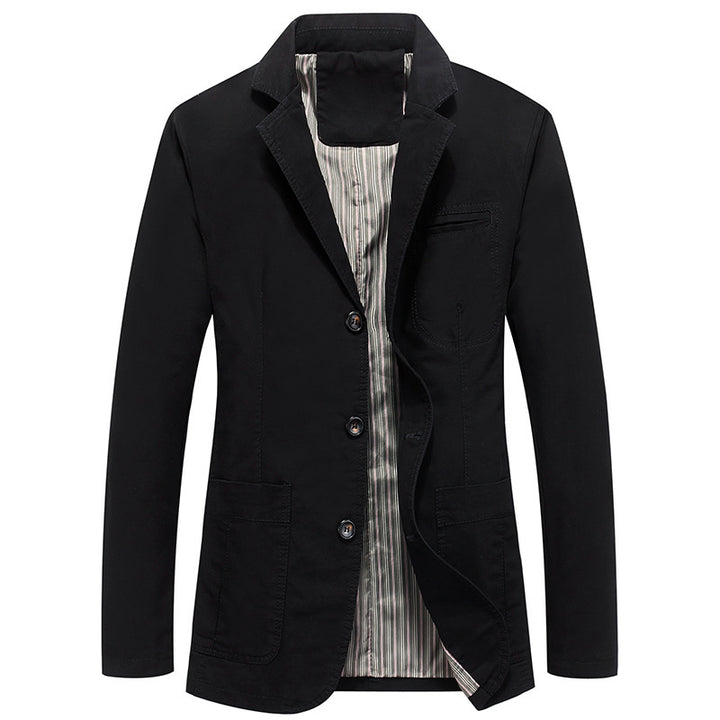 Herren Eleganter Leinenblazer Echo Archiv
