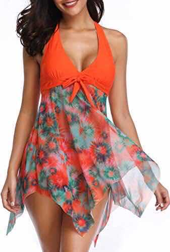 Damen Strandkleid mit floralem Design Echo Archiv