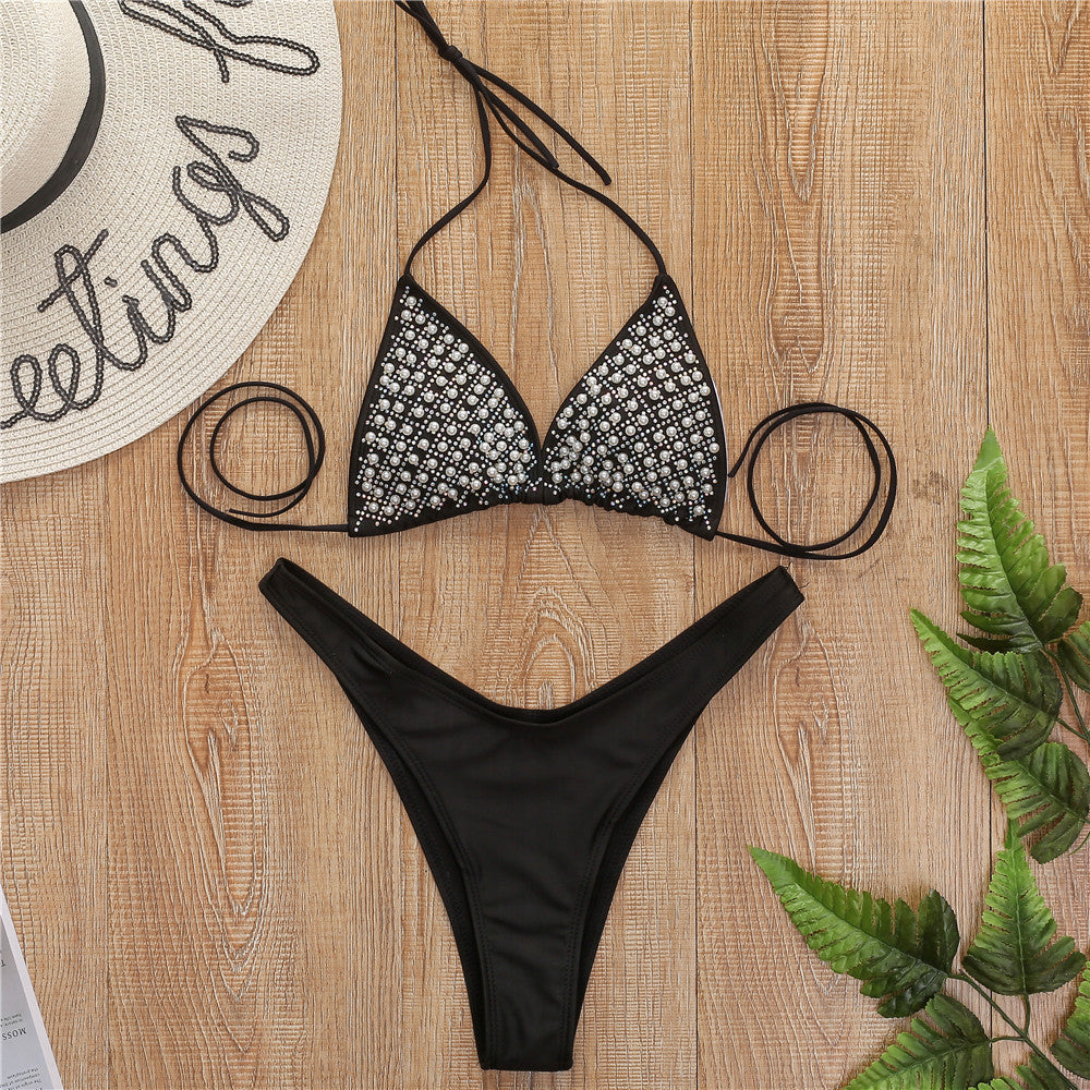 Damen Glamouröser Strass-Bikini Echo Archiv