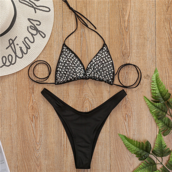 Damen Glamouröser Strass-Bikini Echo Archiv