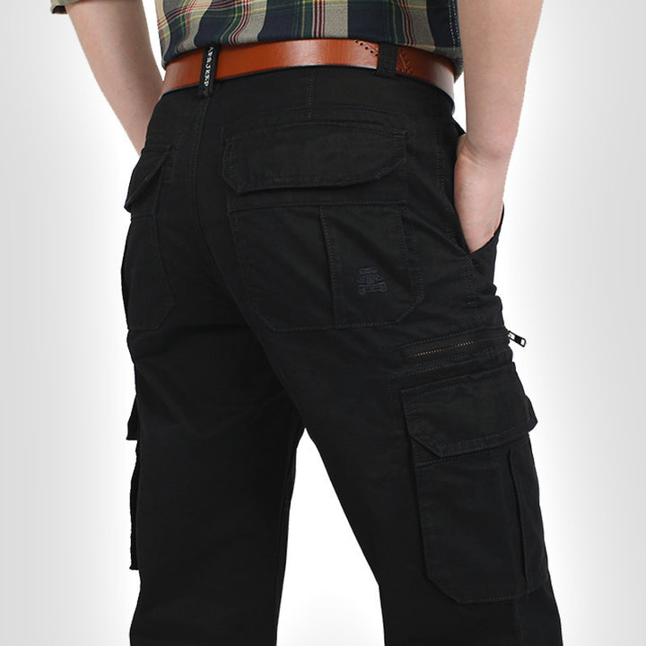 Herren Cargo-Hose mit multifunktionalen Taschen und strapazierfähigem Material Echoarchiv