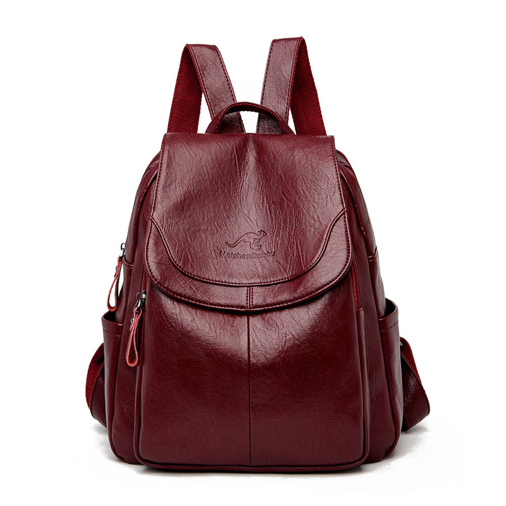 Robuster Leder-Rucksack Für Damen