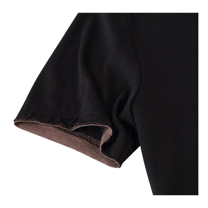 Herren Langarm-Henley-Shirt aus atmungsaktivem Jersey mit modischen Knopfdetails Echoarchiv