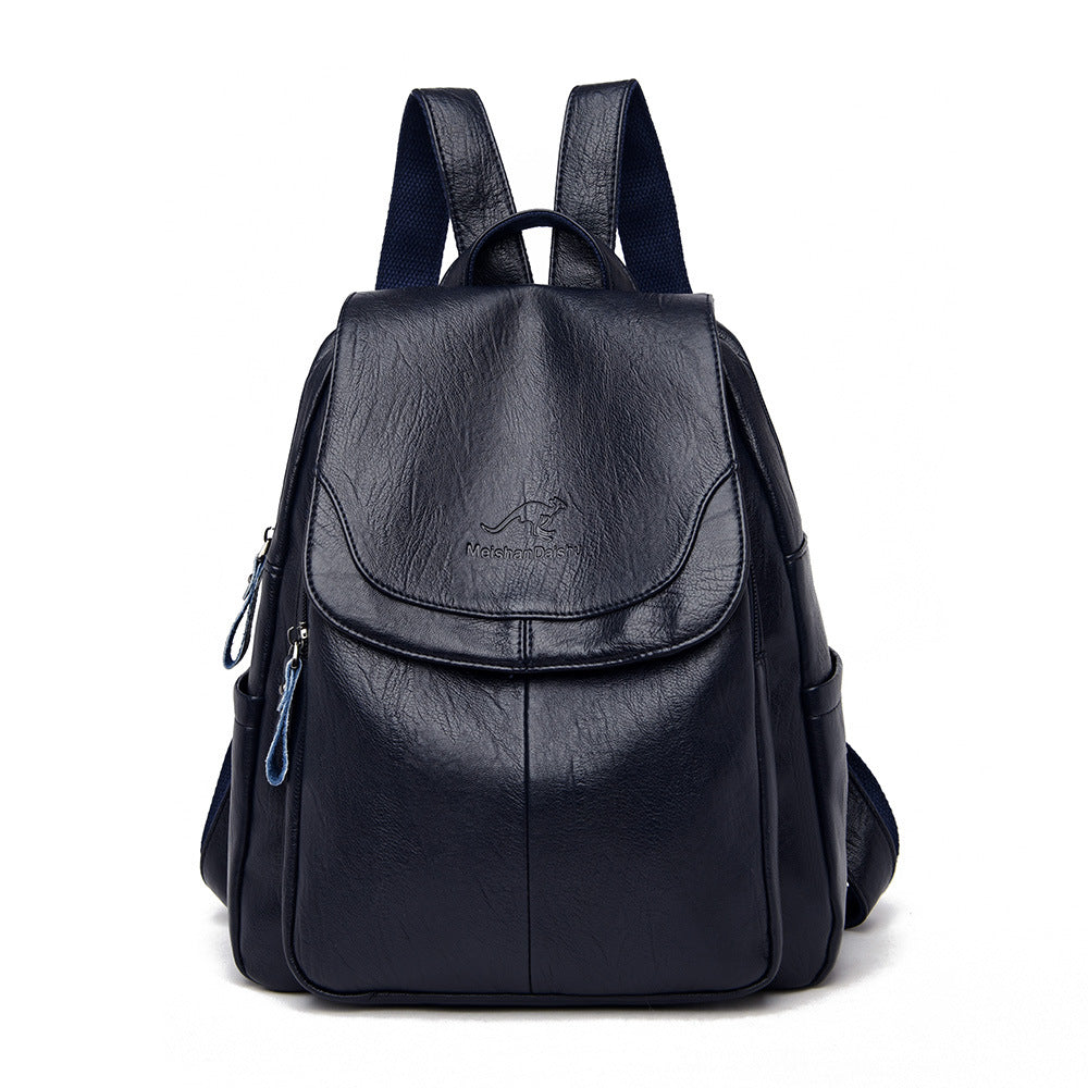 Robuster Leder-Rucksack Für Damen