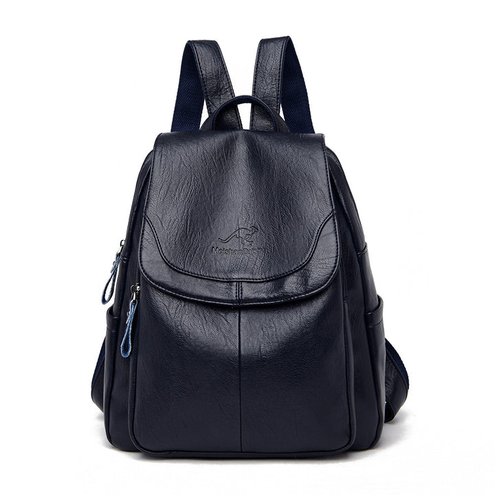 Robuster Leder-Rucksack Für Damen