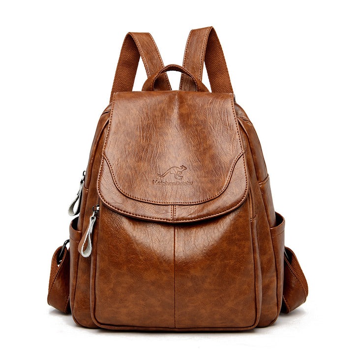 Robuster Leder-Rucksack Für Damen