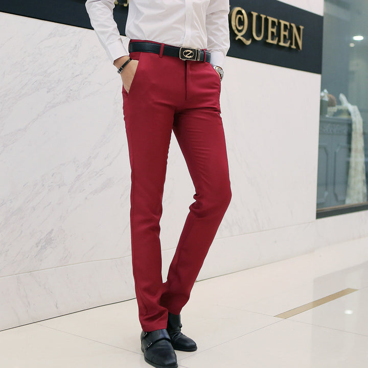Herren nan moderne Slim-Chinohose mit leichtem Stretch, Bügelfalte und schmal zulaufendem Bein Echo Archiv