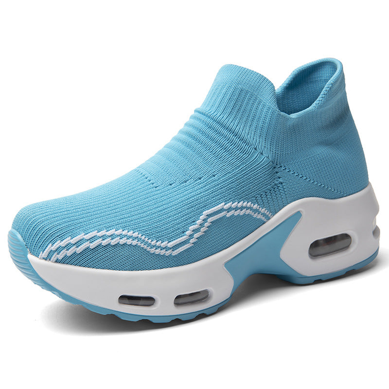Unisex nan Slip-On Komfortsneaker mit elastischem Maschenkragen, stoßdämpfender Hohlkammer-Sohle und rutschfester Laufsohle Echo Archiv