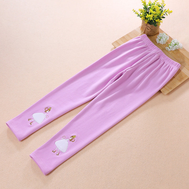 Mädchen Leggings mit buntem Applikationsdesign Echo Archiv