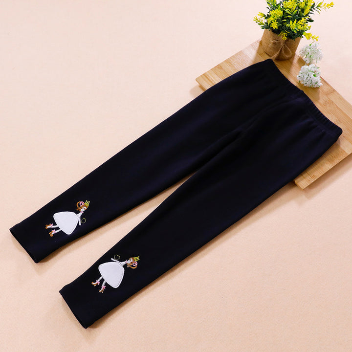 Mädchen Leggings mit buntem Applikationsdesign Echo Archiv