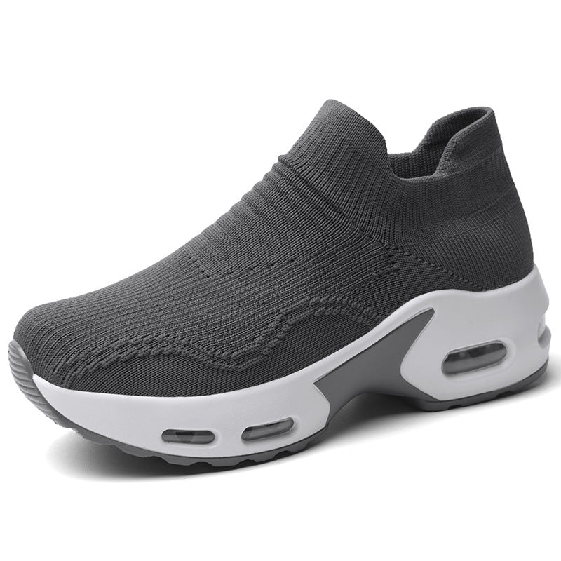 Unisex nan Slip-On Komfortsneaker mit elastischem Maschenkragen, stoßdämpfender Hohlkammer-Sohle und rutschfester Laufsohle Echo Archiv