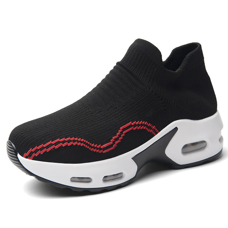 Unisex nan Slip-On Komfortsneaker mit elastischem Maschenkragen, stoßdämpfender Hohlkammer-Sohle und rutschfester Laufsohle Echo Archiv