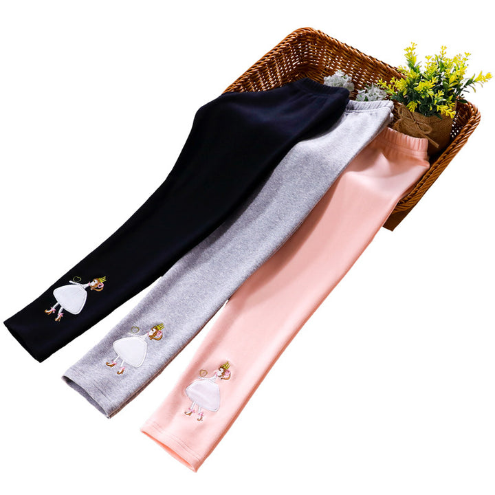 Mädchen Leggings mit buntem Applikationsdesign Echo Archiv