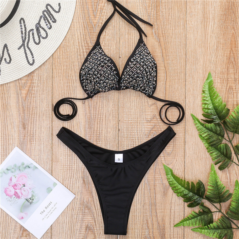 Damen Glamouröser Strass-Bikini Echo Archiv
