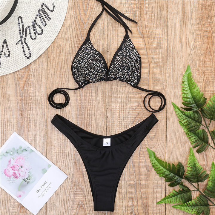 Damen Glamouröser Strass-Bikini Echo Archiv