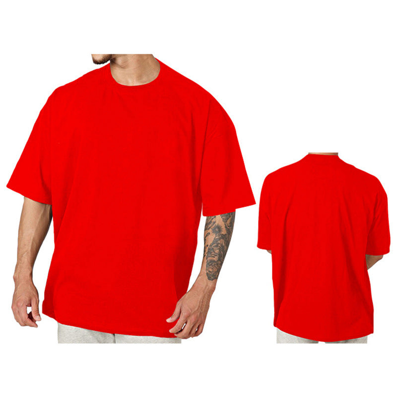 Herren Oversized T-Shirt aus hochwertigem Baumwollmix mit Rundhalsausschnitt Echoarchiv