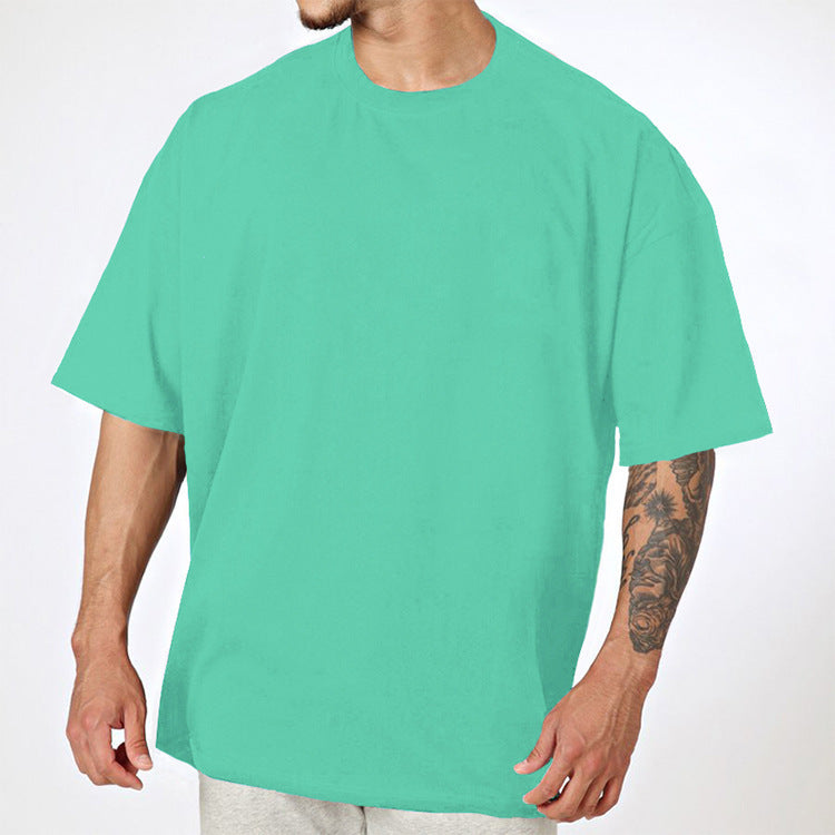 Herren Oversized T-Shirt aus hochwertigem Baumwollmix mit Rundhalsausschnitt Echoarchiv