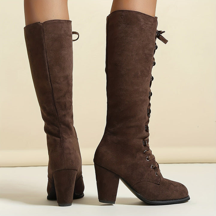 kniehohe, bequeme lange Winterstiefel für Damen – Lioré