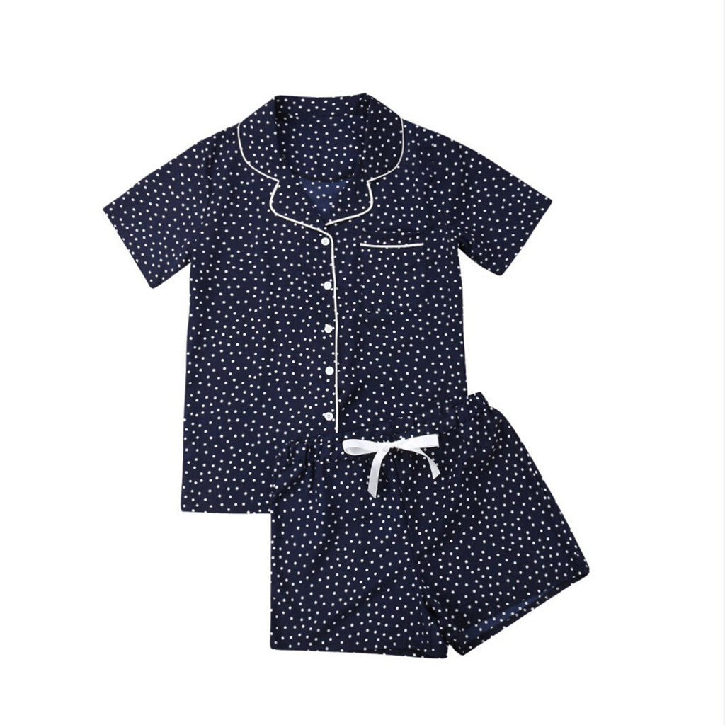 Damen nan zweiteiliges Shorty-Pyjama-Set aus Viskosejersey mit Paspelkragen und Tunnelzugbund Echo Archiv