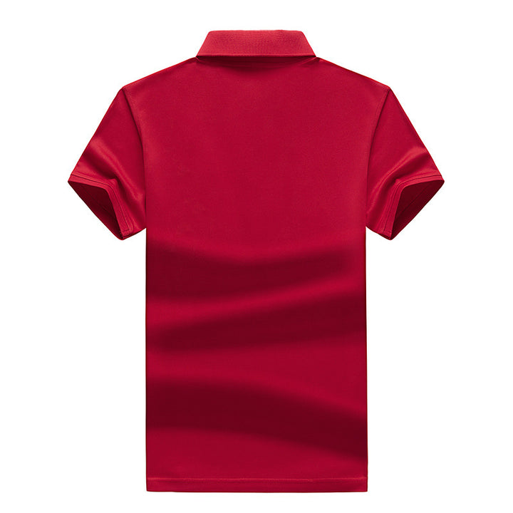 Herren Poloshirt mit gesticktem Motiv und pflegeleichtem Gewebe Echoarchiv