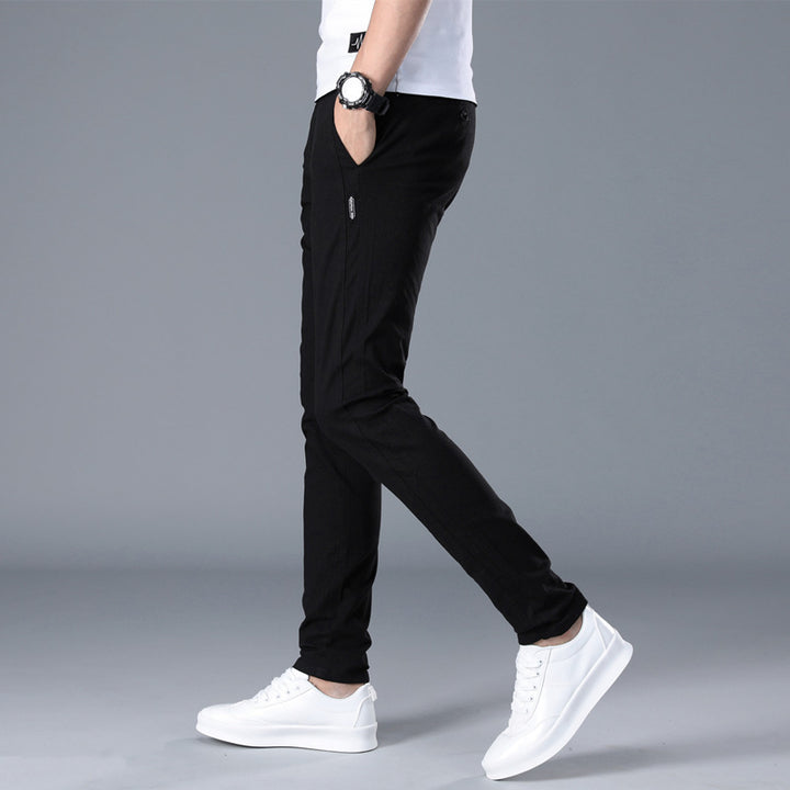 Herren modische Chino-Hose mit schmalem Schnitt und bequemer Passform Echoarchiv