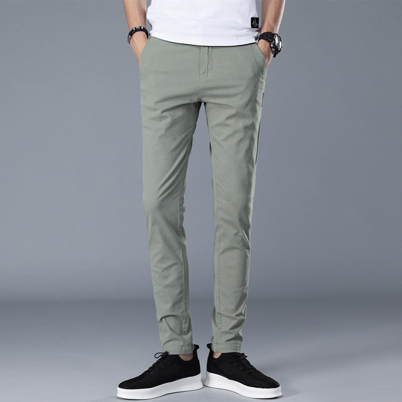 Herren modische Chino-Hose mit schmalem Schnitt und bequemer Passform Echoarchiv