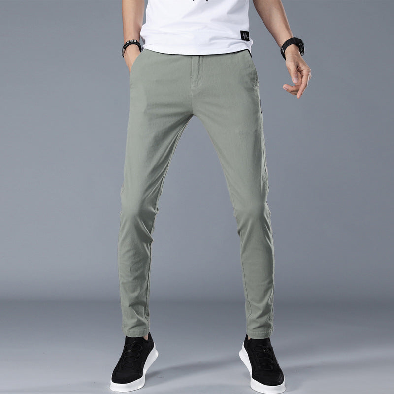 Herren modische Chino-Hose mit schmalem Schnitt und bequemer Passform Echoarchiv