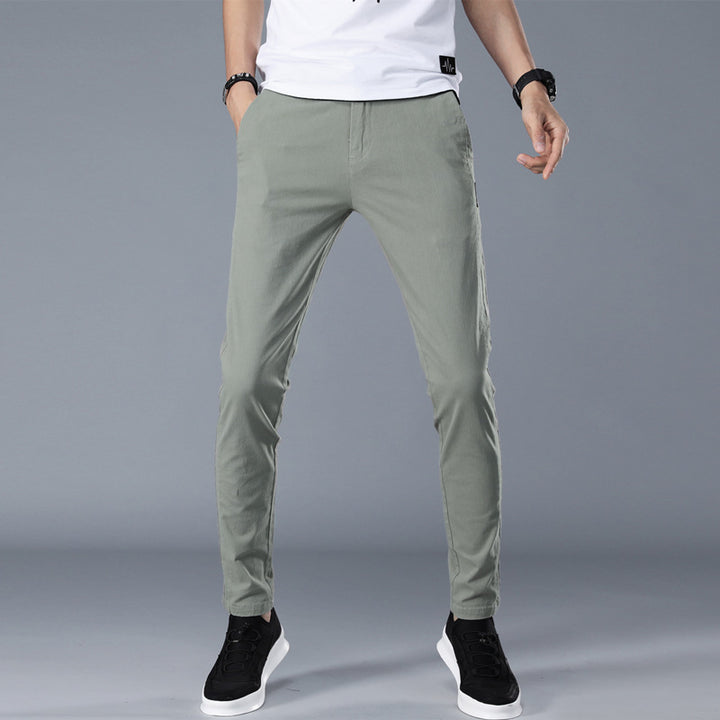 Herren modische Chino-Hose mit schmalem Schnitt und bequemer Passform Echoarchiv