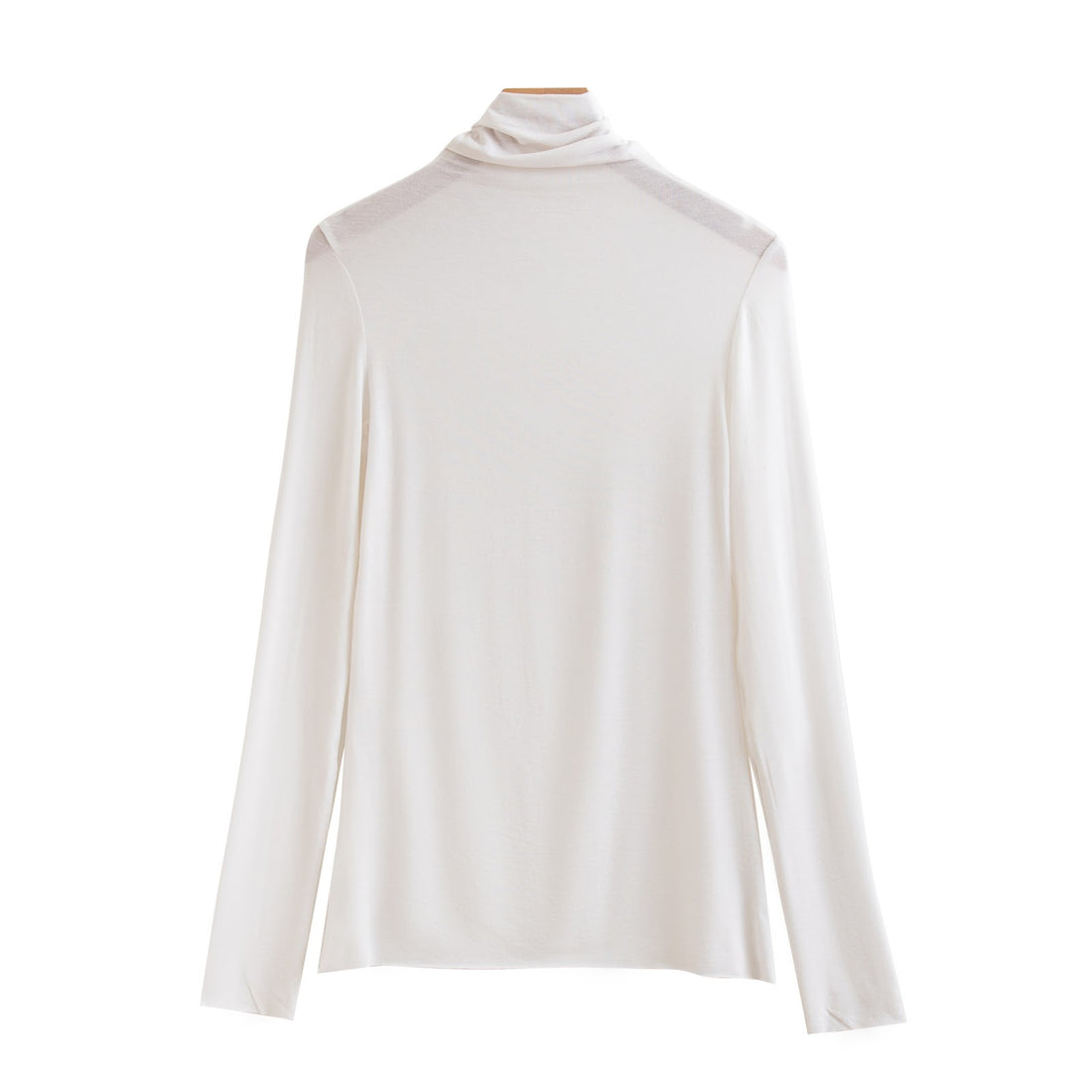 Damen-Langarmshirt mit Stehkragen, weich und bequem