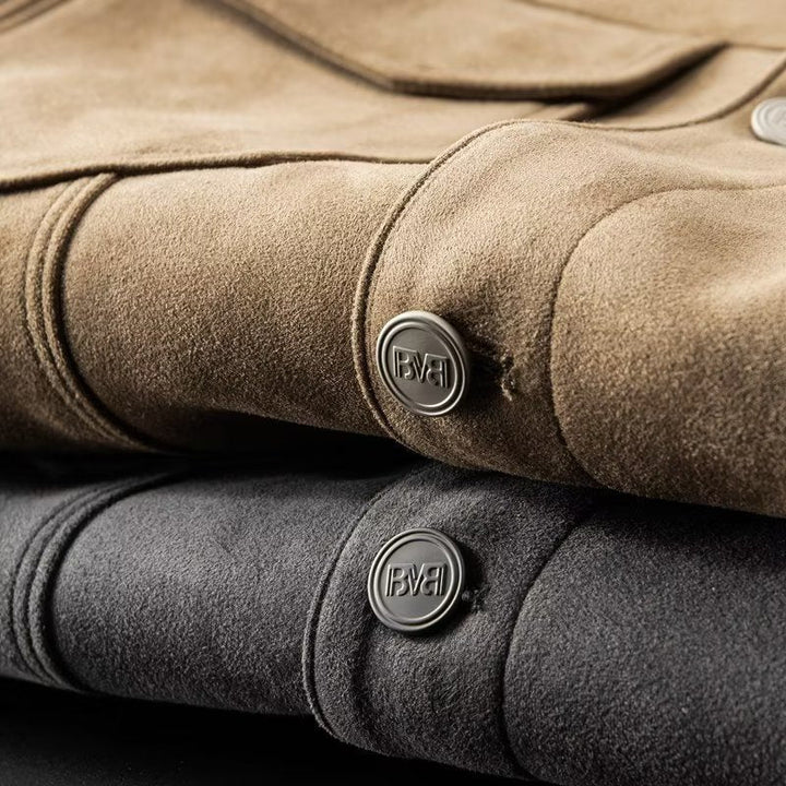 Echoarchiv | Klassische Wildlederjacke für Männer