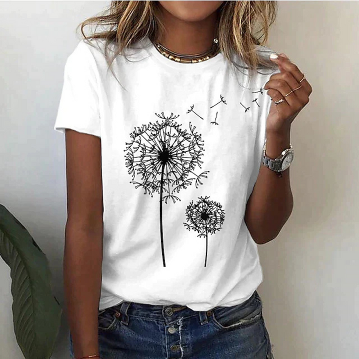 Echoarchiv | T-Shirt mit Kurzarm Bedruckt Lässig
