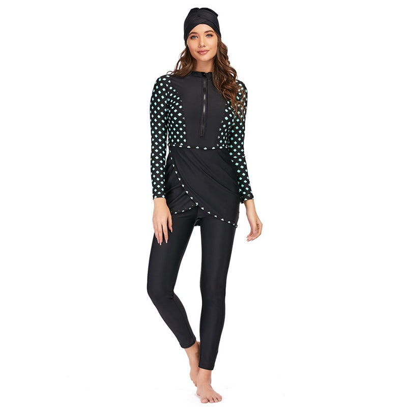 Echoarchiv | 3 Teile Set Halal BadeEchoarchiv BadEchoarchivnzug Burkini Badeoutfit
