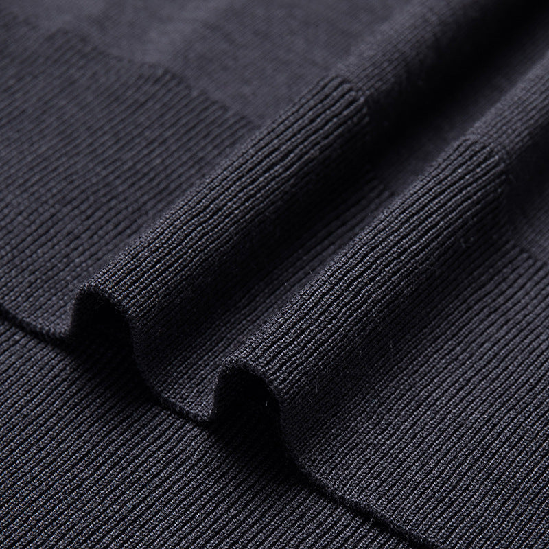 Herren-Wollpullover, 100% Wolle, Rollkragen, maschinenwaschbar