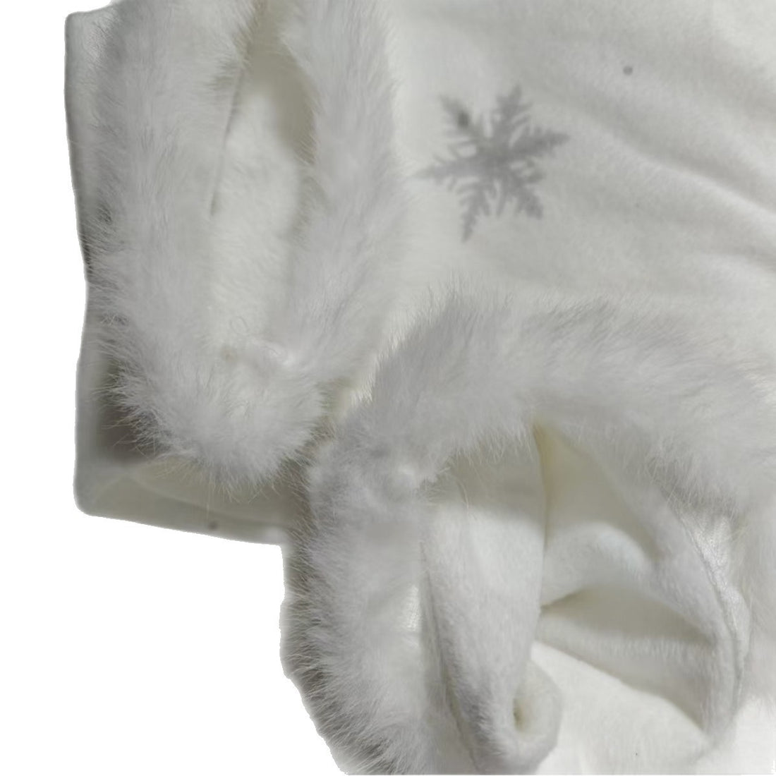 Damen-Pyjama mit Schneeflocken-Muster, Insel-Fleece