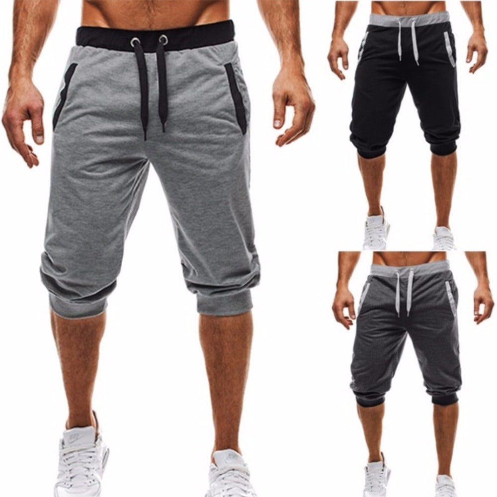 Herren Sport Capris Shorts mit verstellbarem Bund Echoarchiv