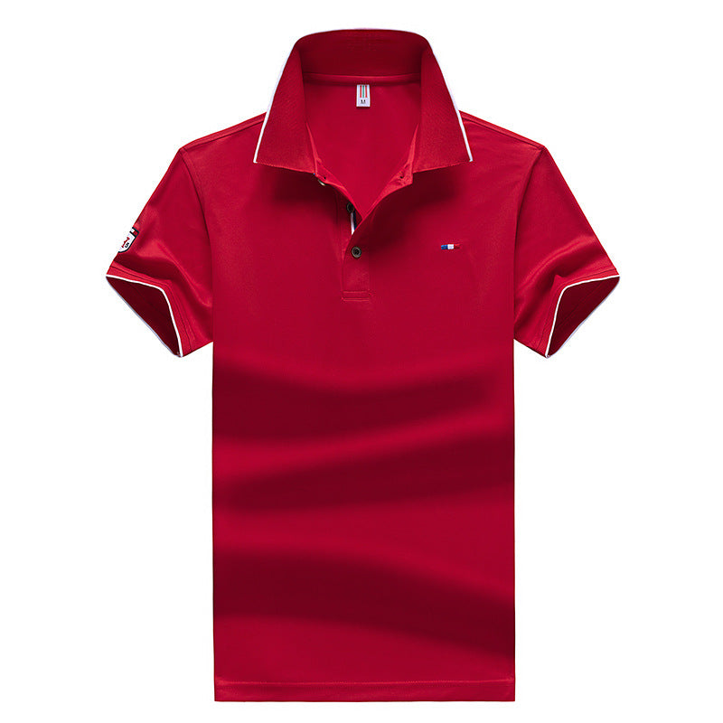Herren atmungsaktives Kurzarm-Polohemd mit elegantem Design Echoarchiv