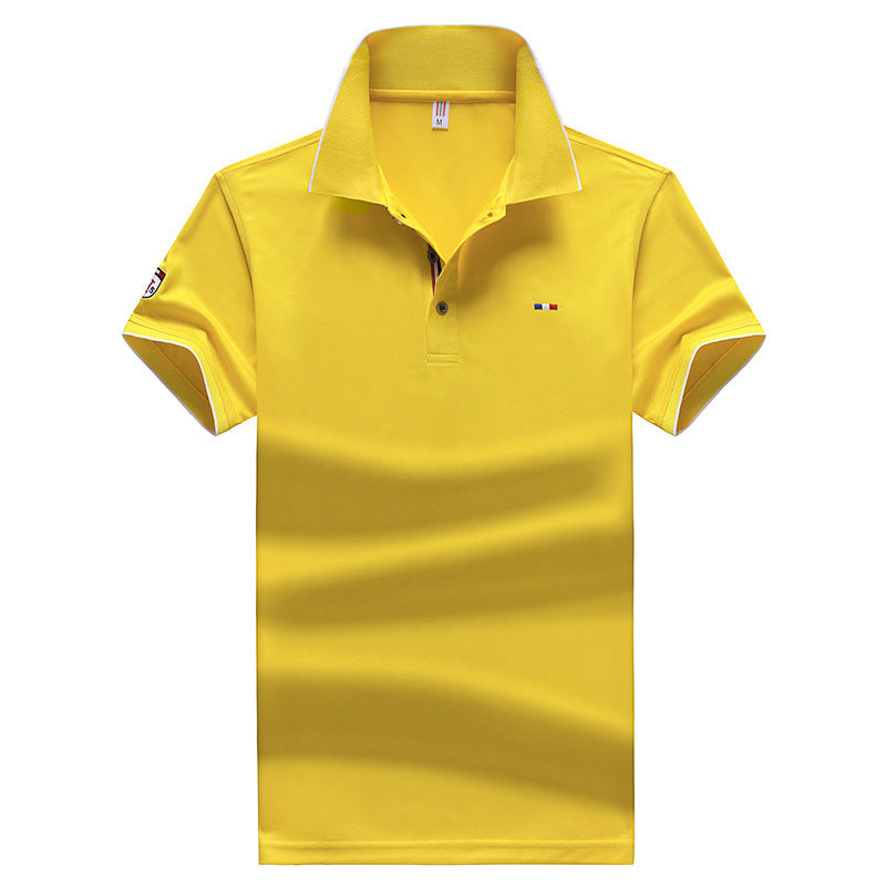 Herren atmungsaktives Kurzarm-Polohemd mit elegantem Design Echoarchiv