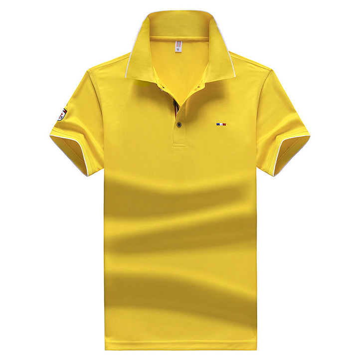 Herren atmungsaktives Kurzarm-Polohemd mit elegantem Design Echoarchiv