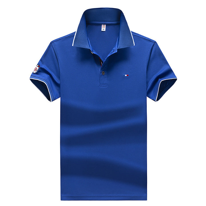 Herren atmungsaktives Kurzarm-Polohemd mit elegantem Design Echoarchiv