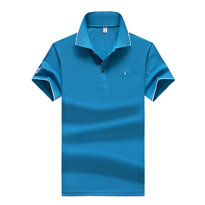 Herren atmungsaktives Kurzarm-Polohemd mit elegantem Design Echoarchiv
