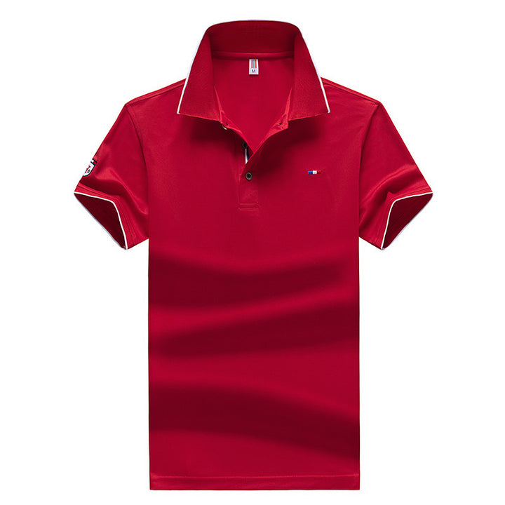 Herren atmungsaktives Kurzarm-Polohemd mit elegantem Design Echoarchiv
