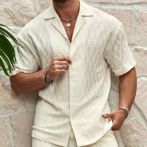 Echoarchiv | Set Herren Sommer mit Hemd und Shorts