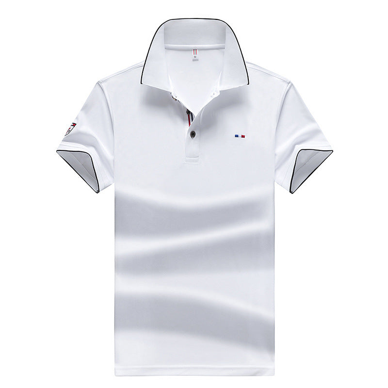 Herren atmungsaktives Kurzarm-Polohemd mit elegantem Design Echoarchiv