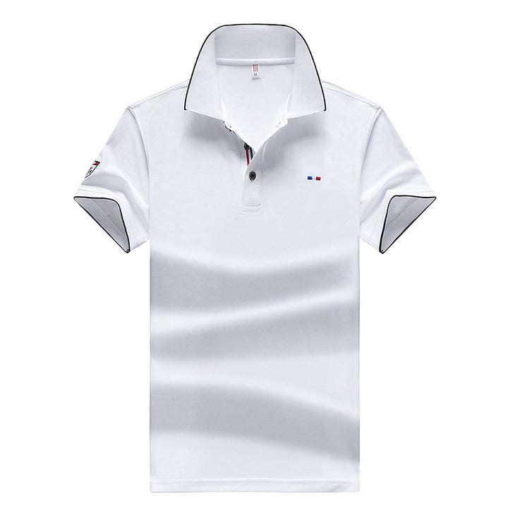 Herren atmungsaktives Kurzarm-Polohemd mit elegantem Design Echoarchiv