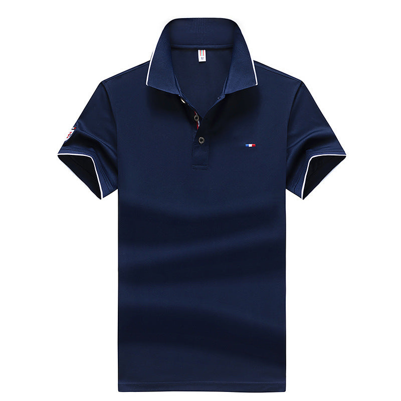 Herren atmungsaktives Kurzarm-Polohemd mit elegantem Design Echoarchiv