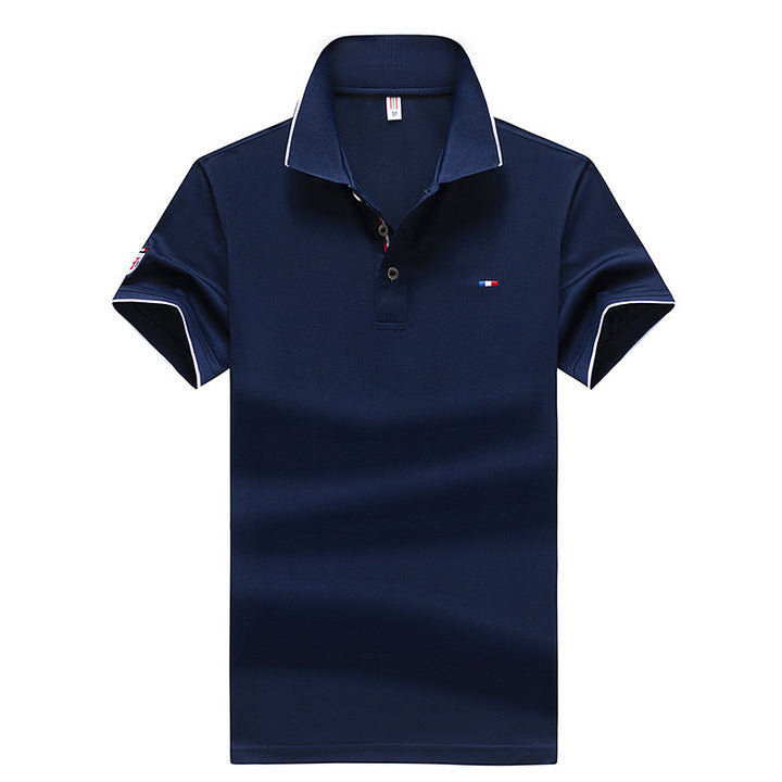 Herren atmungsaktives Kurzarm-Polohemd mit elegantem Design Echoarchiv