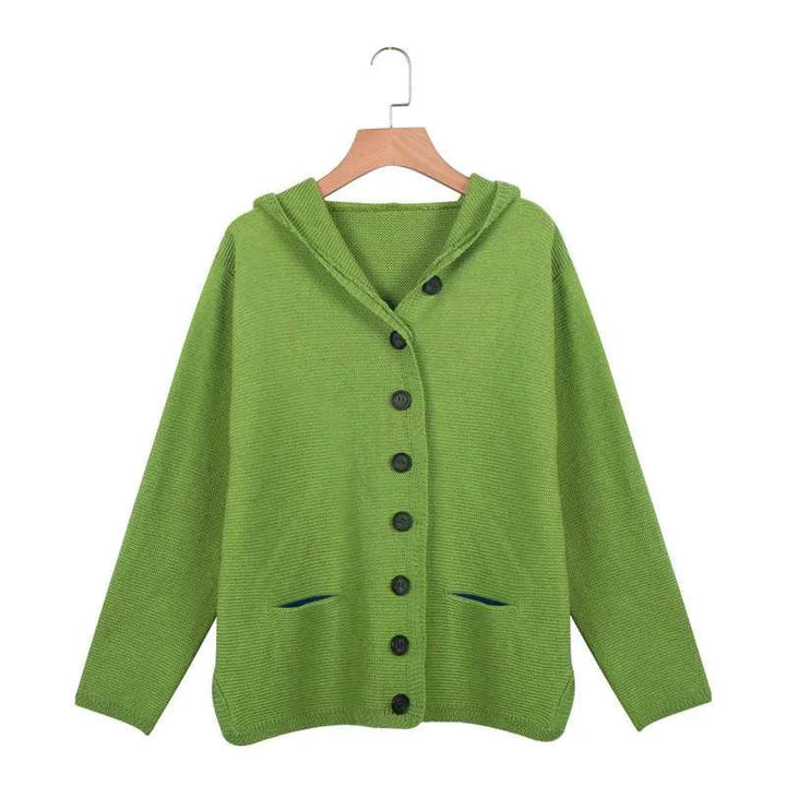 Echoarchiv | Stilvolles Strickjacke mit Kapuze