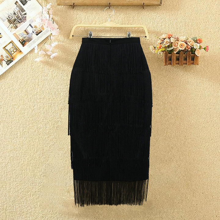 Damen eleganter Fransenrock Echo Archiv