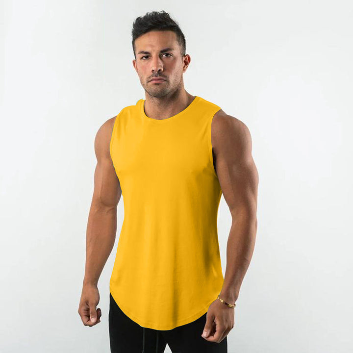Herren Atmungsaktives Muscleshirt mit Rundhalsausschnitt und ergonomischem Schnitt Echoarchiv