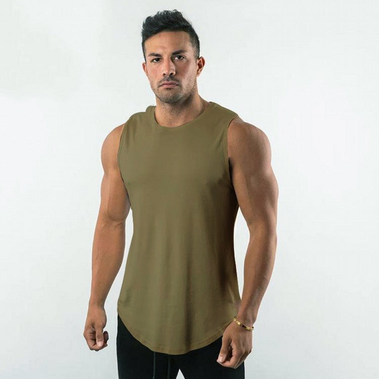 Herren Atmungsaktives Muscleshirt mit Rundhalsausschnitt und ergonomischem Schnitt Echoarchiv